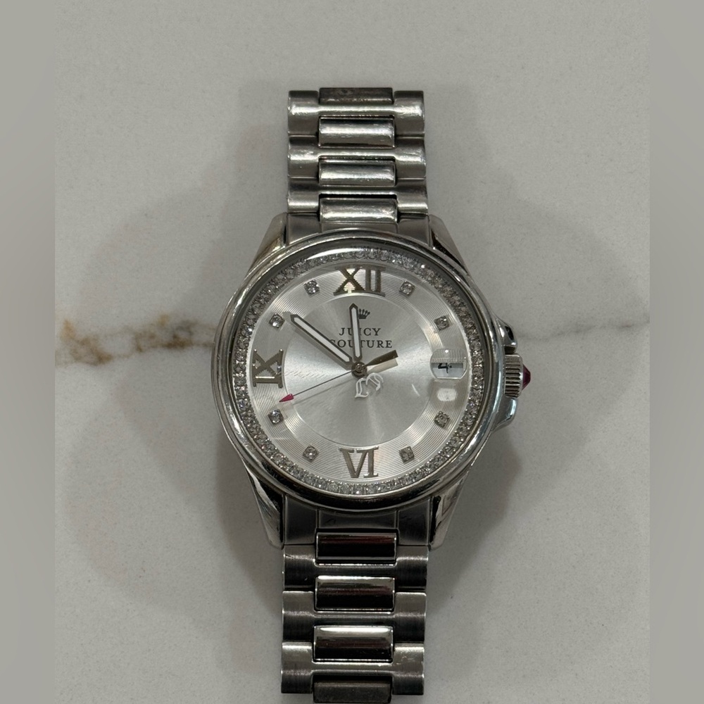 Juicy Couture Metallic Silver Watch